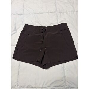 90 Degree By Reflex Shorts Women's XL Black Athletic Drawstring Zip-Pockets